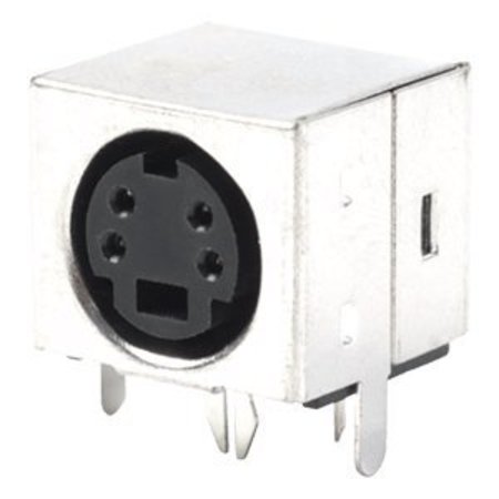 CUI DEVICES Circular Din Connectors Mini-Din, 3P Plug, Rt, Through Hole, Full Shield W/ Ferrite Filter MD-30FC